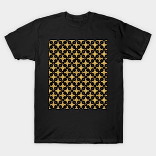 Geometric Pattern From Bananas and Chess Pieces T-Shirt